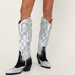 Rhinestones Cowboy Boots